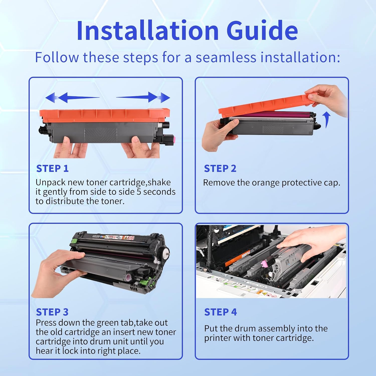 Detalle 2 de myCartridge TN229XL Black Toner Cartridge 5-Pack for Brother Printers