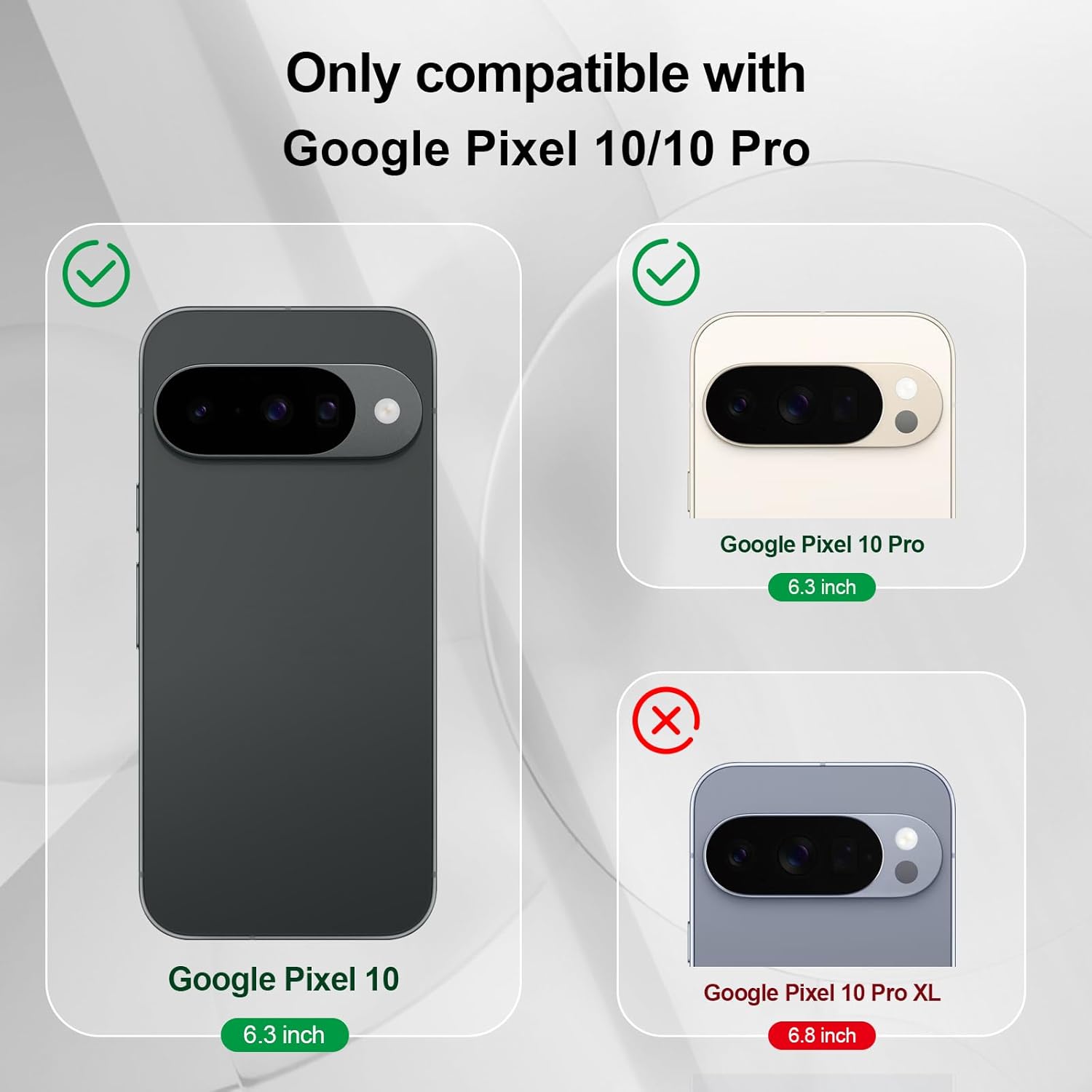 Thumbnail 4 de Btstring Case for Google Pixel 10 / Pixel 10 Pro — Soft Silicone Case with Upgraded Camera Protection