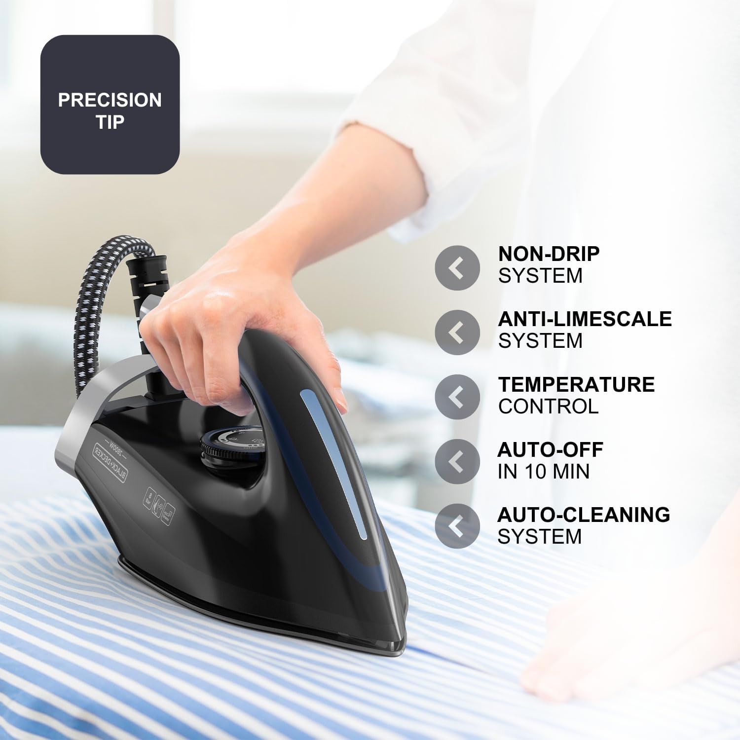 Detalle 1 de Black+Decker BXSS2800E ferro a caldaia