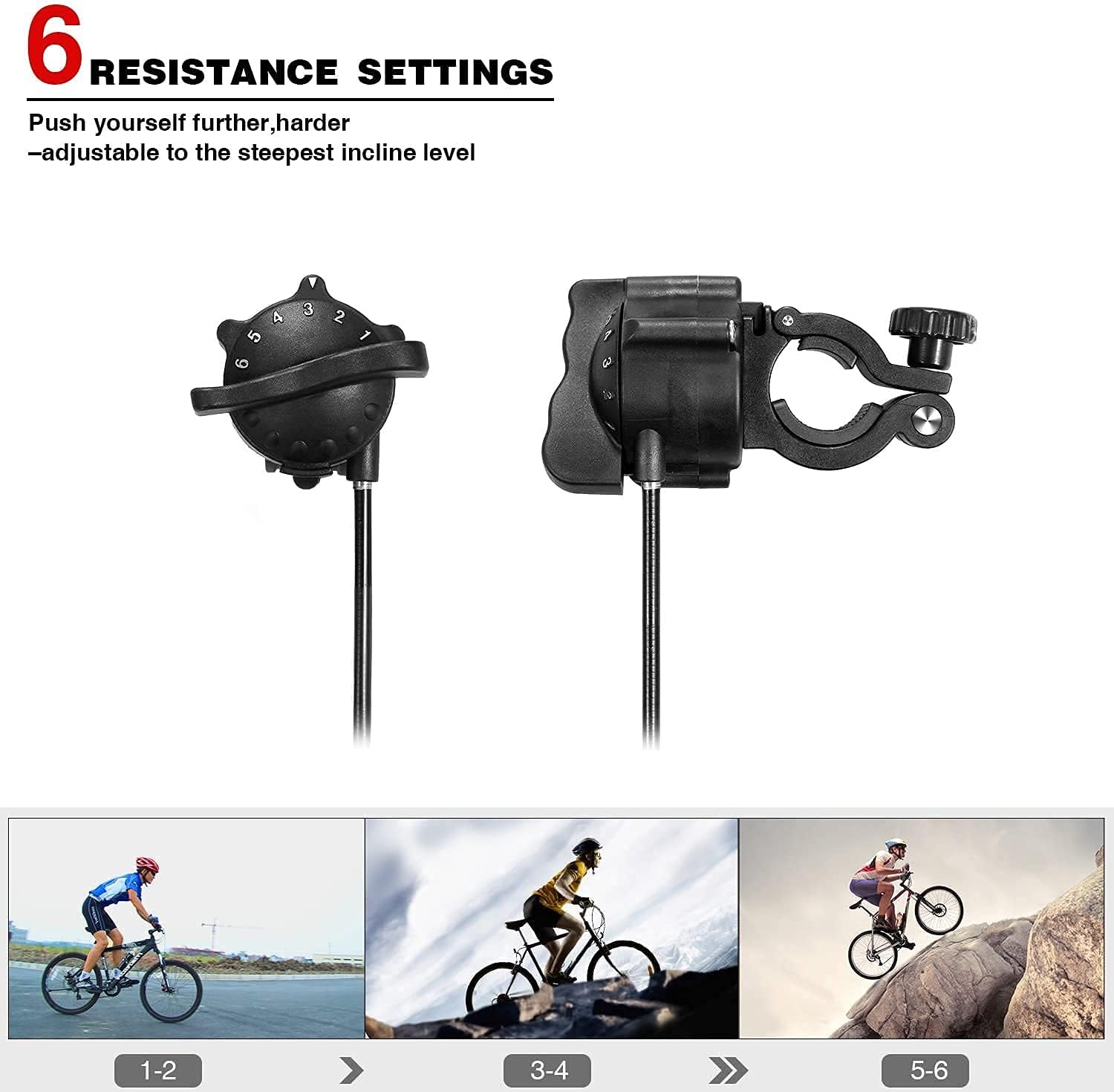 Detalle de Sportneer Turbo Trainer magnetic stationary bike trainer for 26–28" & 700c wheels