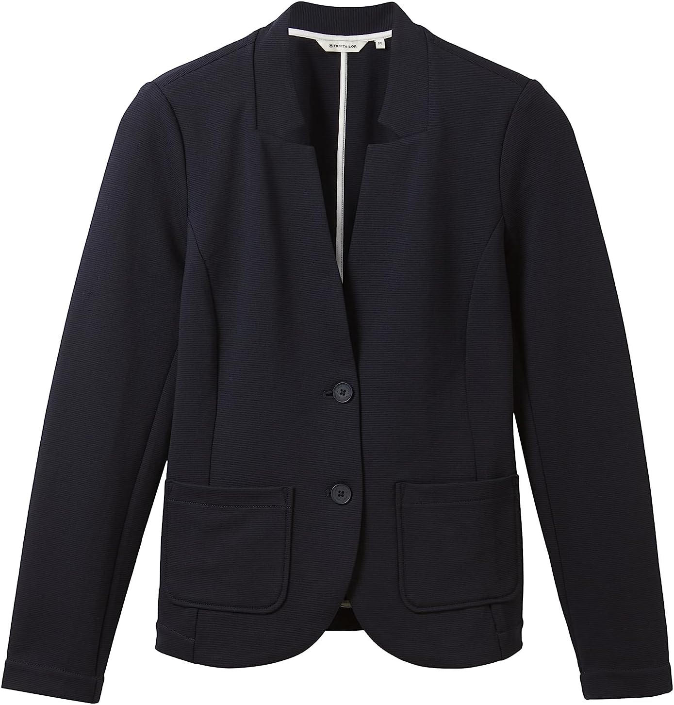 Thumbnail 5 de Tom Tailor Damen Basic Ottoman Blazer mit Taschen – Slim Fit mit Wiener Naht