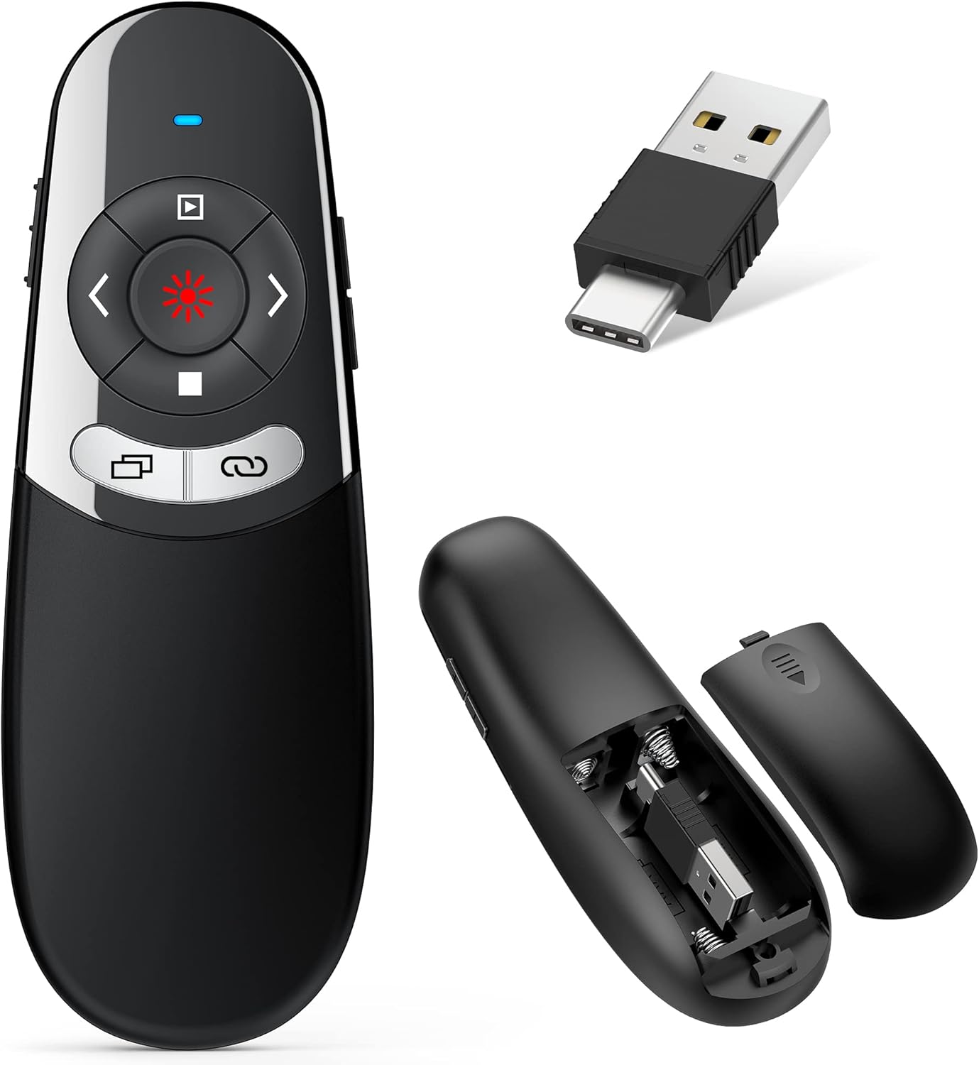 Thumbnail 1 de USB C Presenter Kabellose Powerpoint Fernbedienung