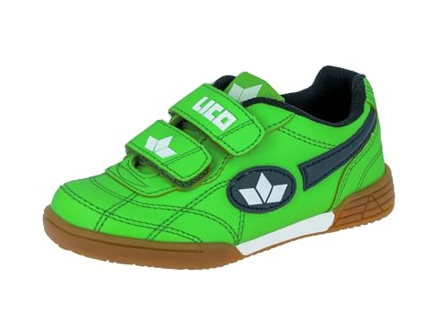 Detalle de Lico Bernie V Hallenschuhe für Kinder – Grün Marine Weiß, 37 EU