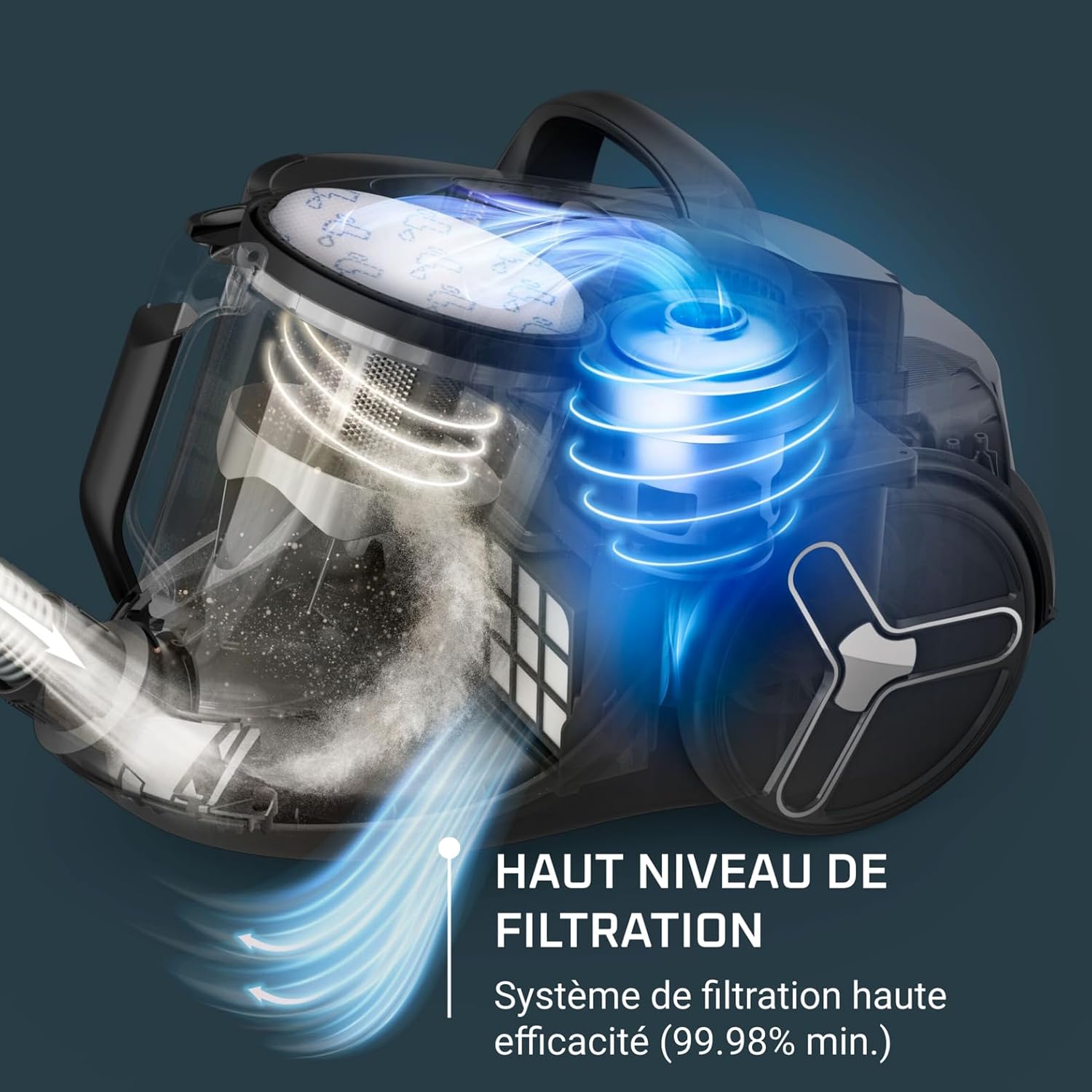 Detalle 2 de Rowenta Green Force aspirateur sans sac 2,5L đź§ą