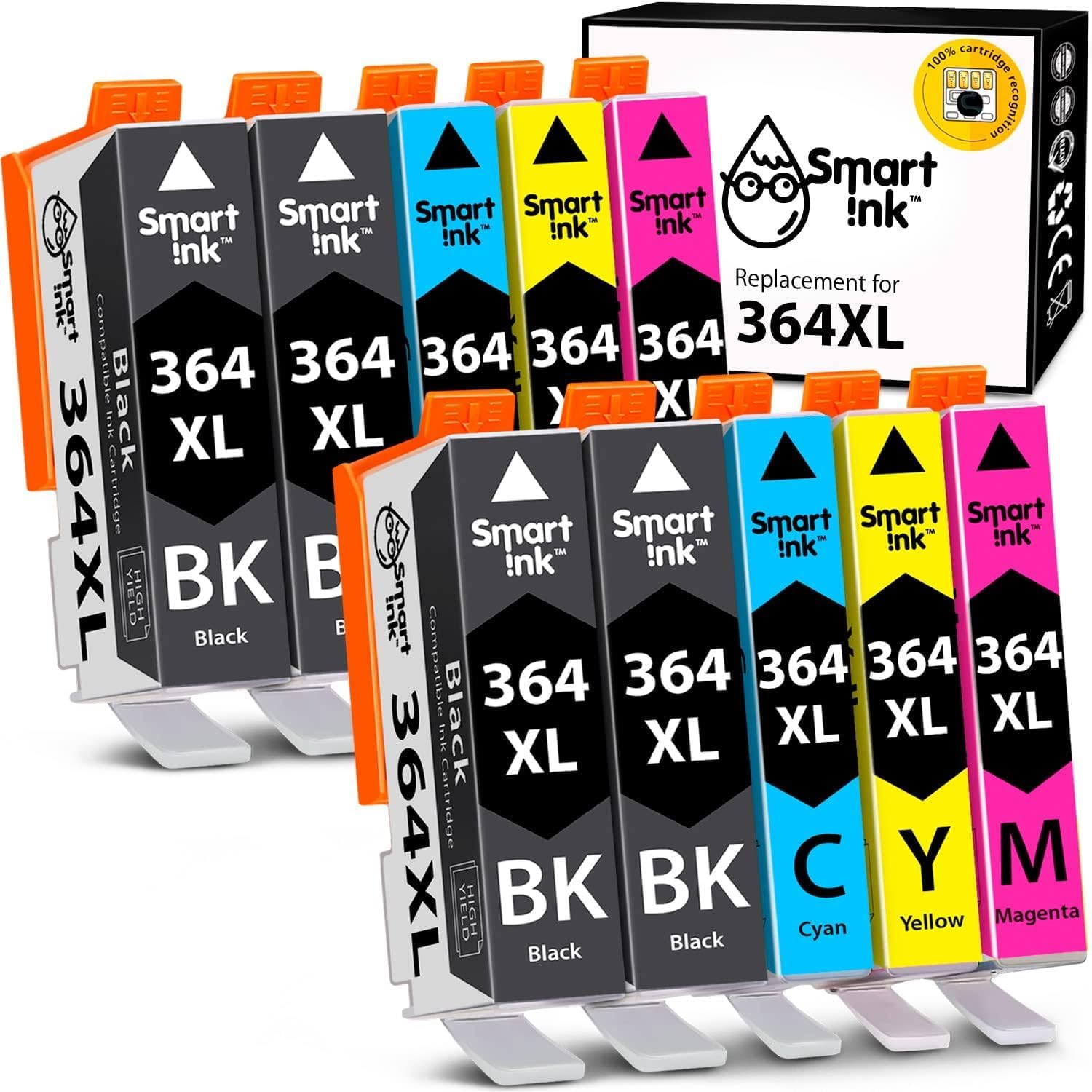 Detalle de Smart Ink 364 XL Compatible Ink Cartridge Multi-Pack (10 cartridges) for HP Printers