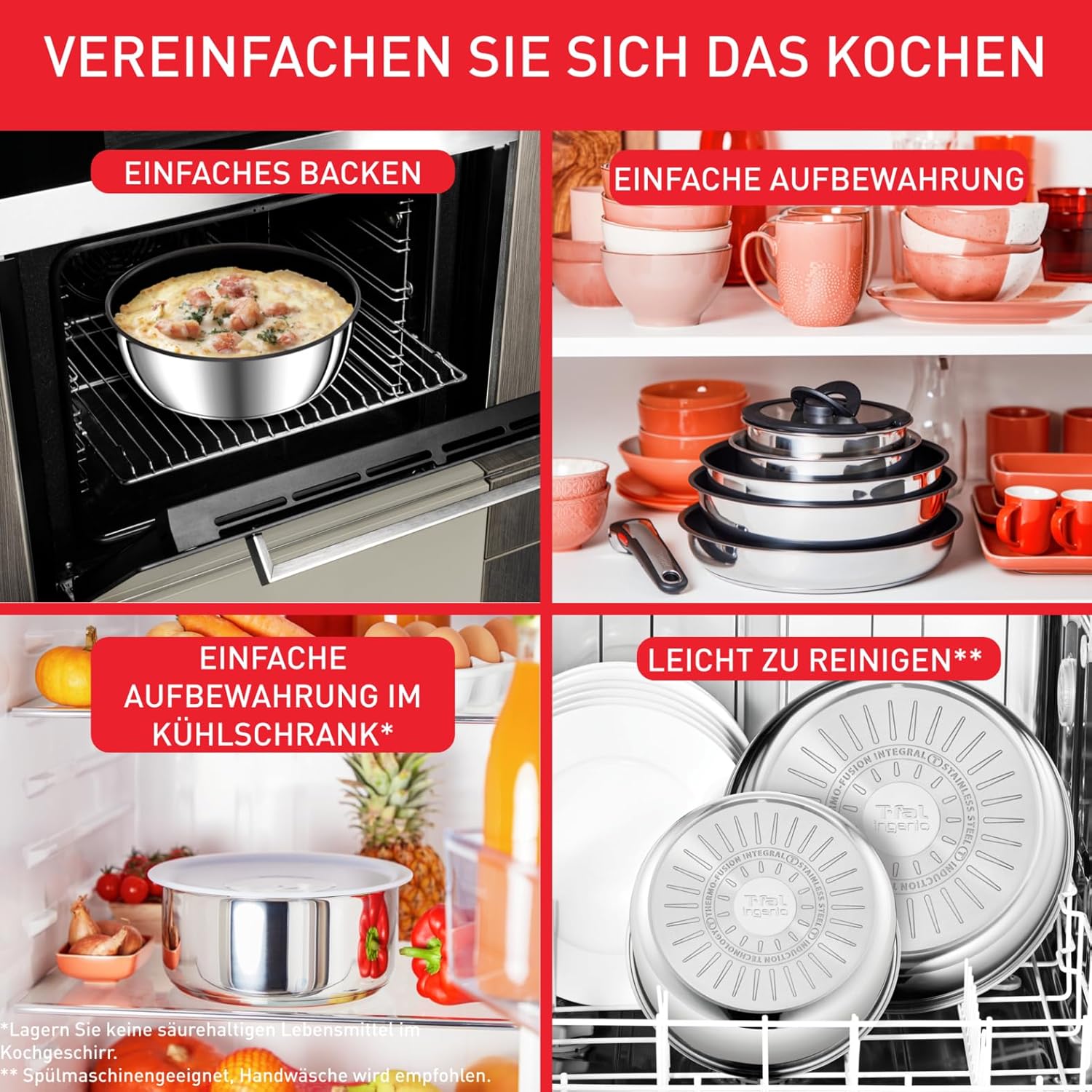 Thumbnail 3 de Tefal Ingenio Preference On 4‑teiliges Kasserollenset
