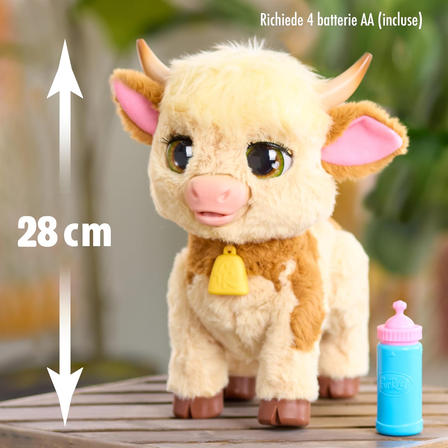 Thumbnail 5 de Just Play FurReal Maggie: la cow interactive da 27,9 cm che segue e gioca con te