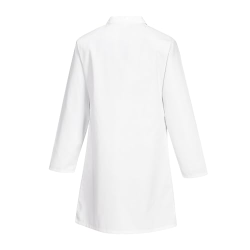 Detalle de Portwest Hygiene & Warehouse Coat à Poches Multiples, Ventilé, Blanc, Medium – Ref 2852MED