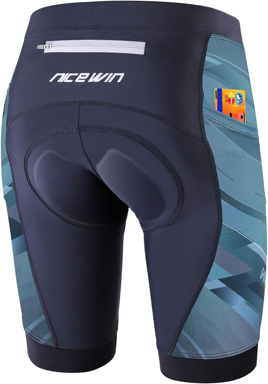 Thumbnail 6 de NICEWIN Damen 3D-gepolsterte Fahrrad-Shorts mit hoher Taille – schnelltrocknend