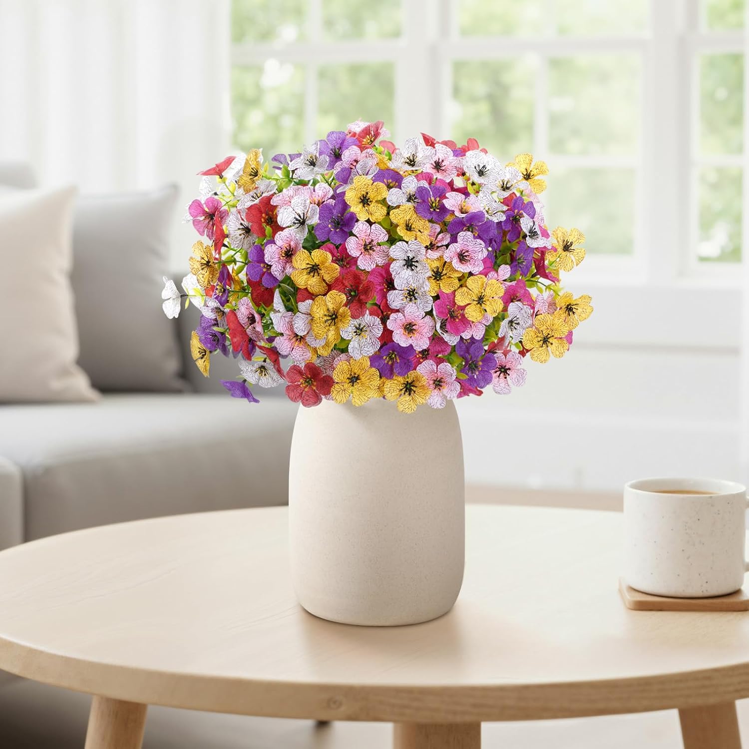Thumbnail 5 de Lifewit Artificial Flowers 24 Bundles