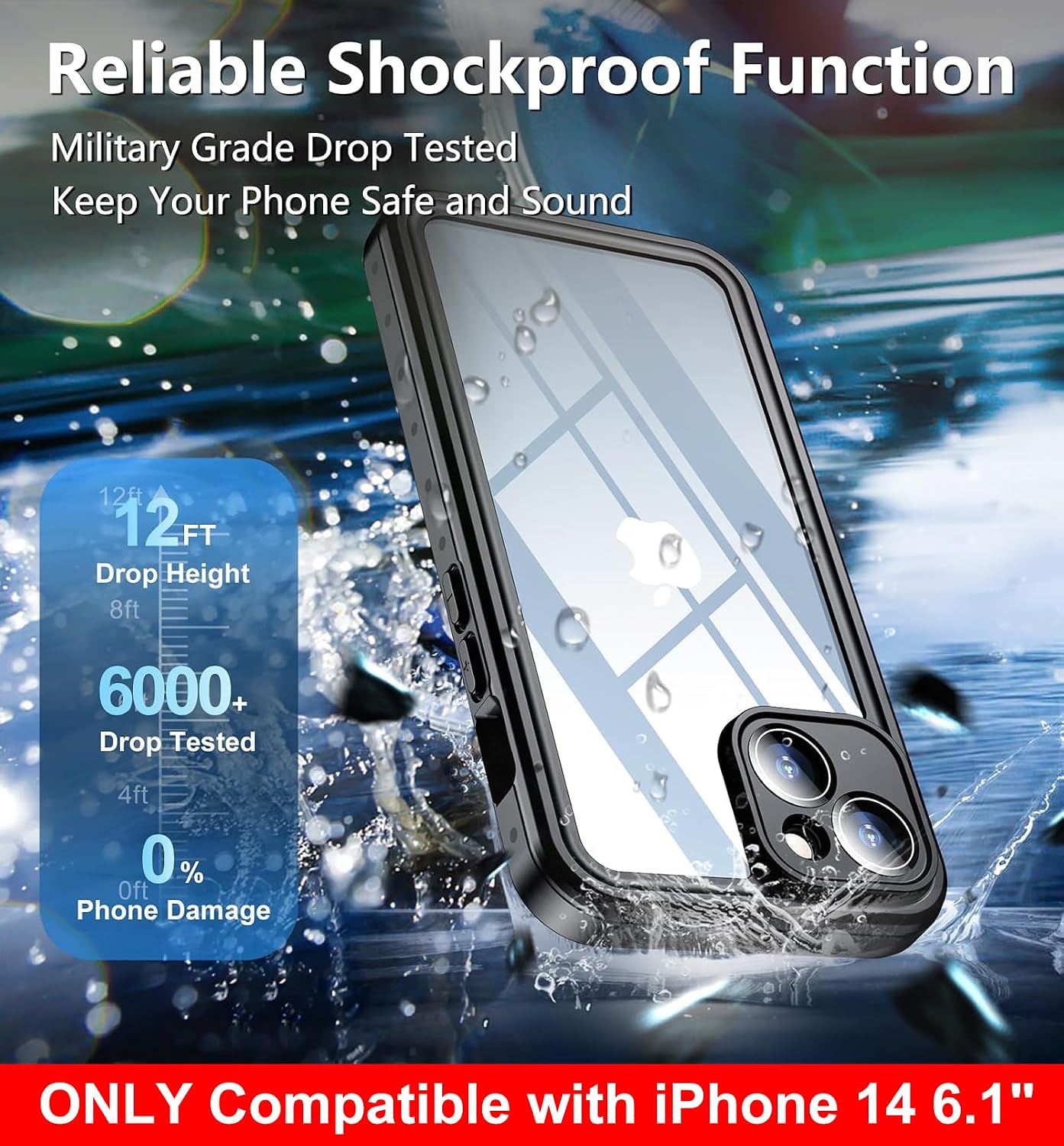 Thumbnail 3 de SPIDERCASE iPhone 14 Waterproof Case 12FT