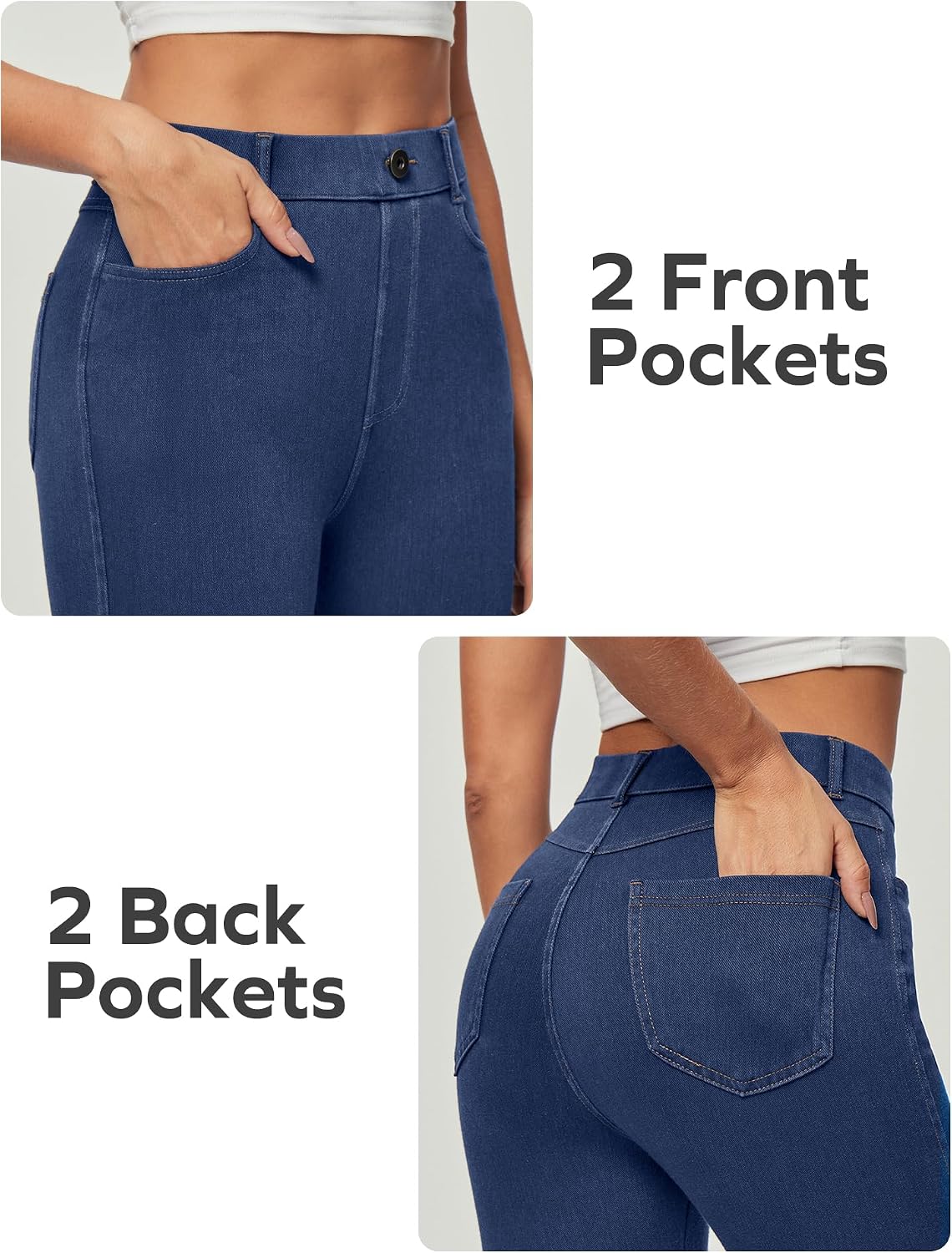 Detalle de Pull-On Jeggings for Women, Stretch Denim