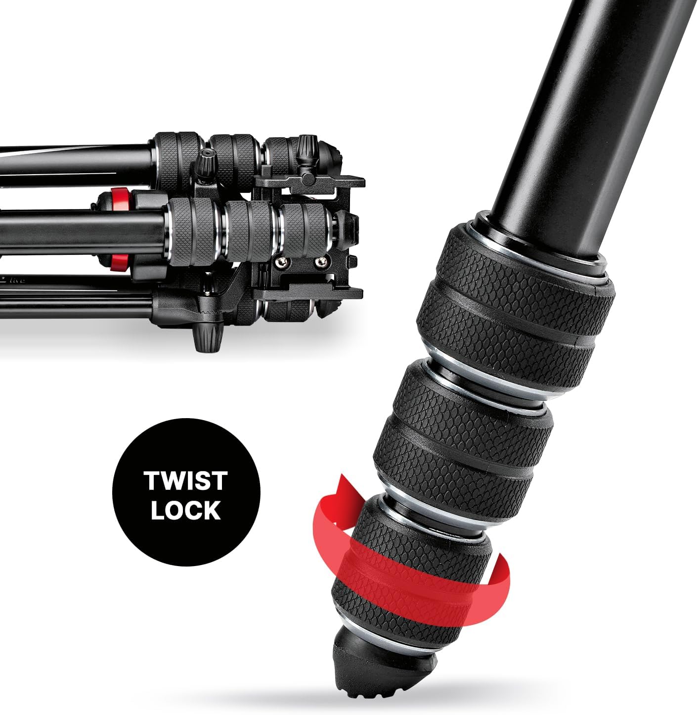 Thumbnail 4 de Manfrotto Befree Live Twist treppiede video 4kg