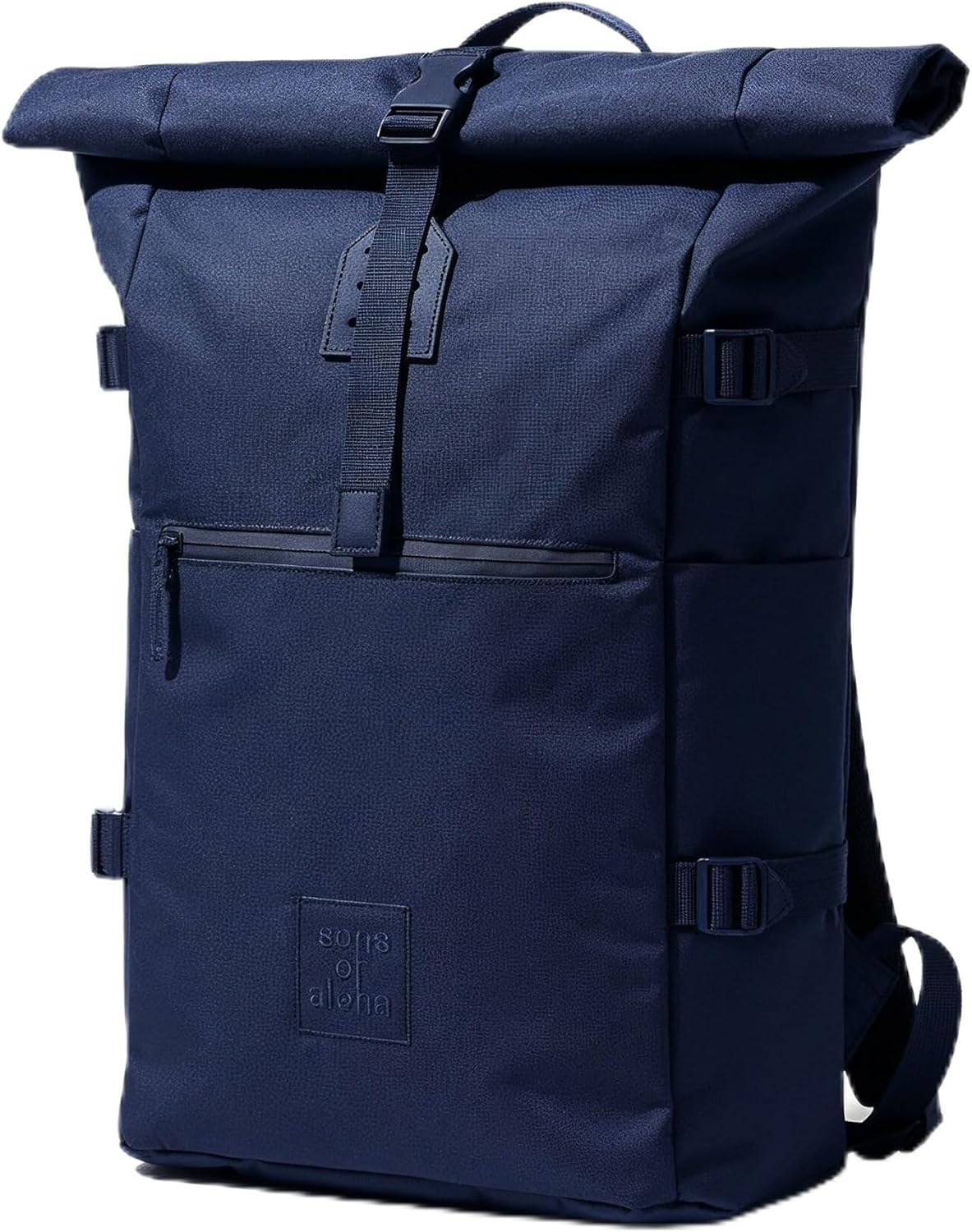 Thumbnail 6 de SONS OF ALOHA KANE Roll-Top Kurierrucksack XL – recyceltes PET, wasserabweisend, Laptopfach 15 Zoll