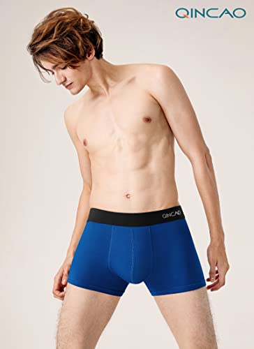 Detalle de QINCAO Calzoncillos Boxer para Hombre – Pack de 6, suave y cómodo