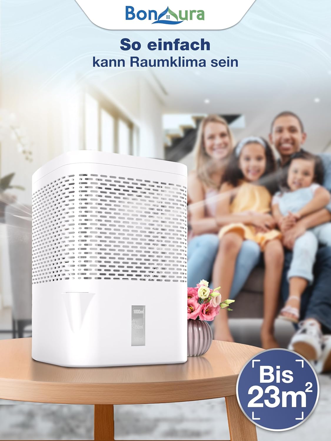 Detalle 2 de BonAura® Luftentfeuchter 680 g 🏠