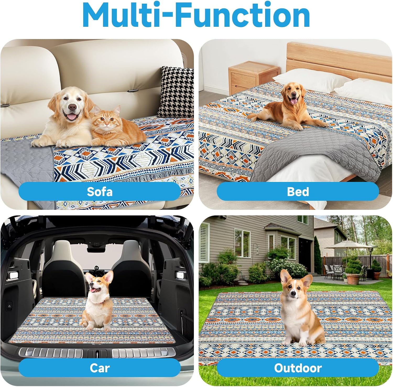 Thumbnail 6 de YOSEPATI 100% Double-Sided Waterproof Dog Blanket