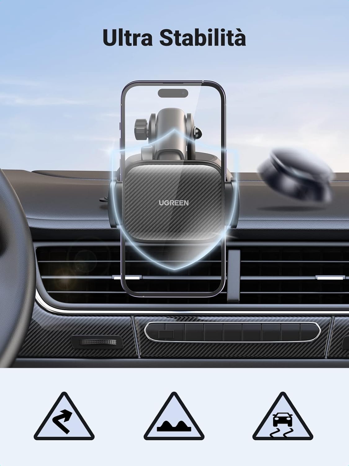 Thumbnail 6 de UGREEN Supporto Telefono Auto per cruscotto 7,12"