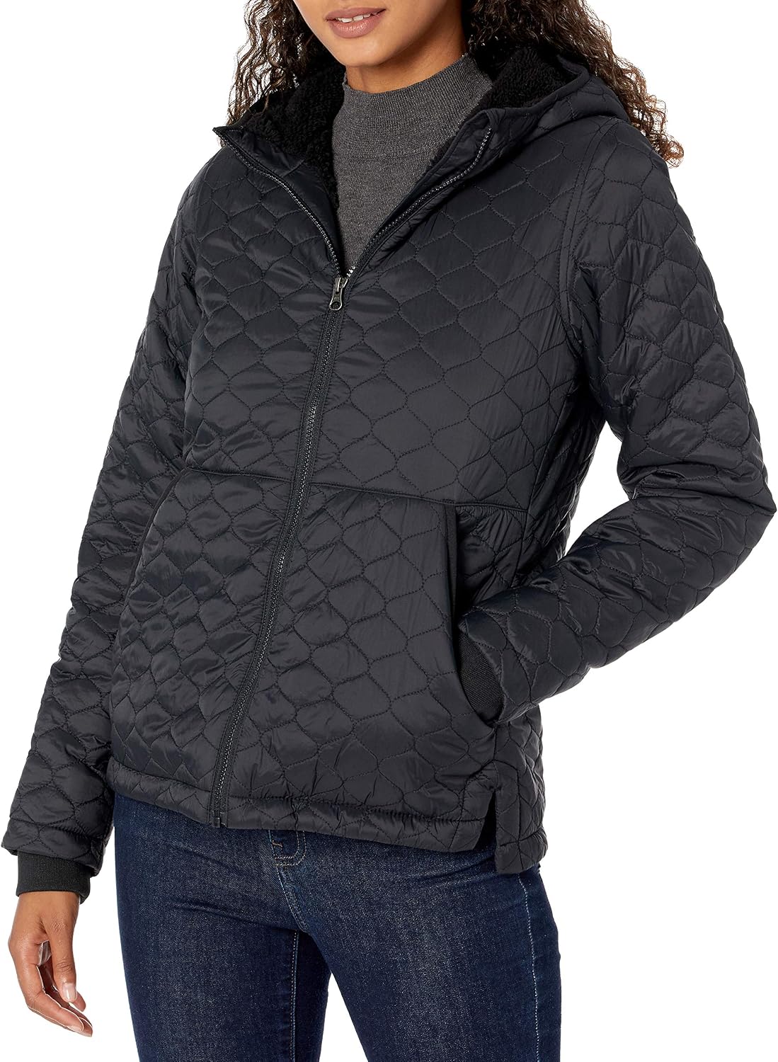 Detalle de Amazon Essentials Steppjacke mit Sherpa