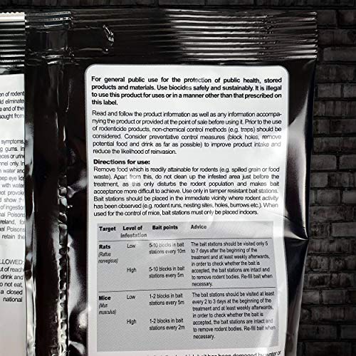 Thumbnail 7 de ROSHIELD Rat/Mouse Poisoning Blocks (300g) – Fast-Acting Indoor & Outdoor Rodent Killer