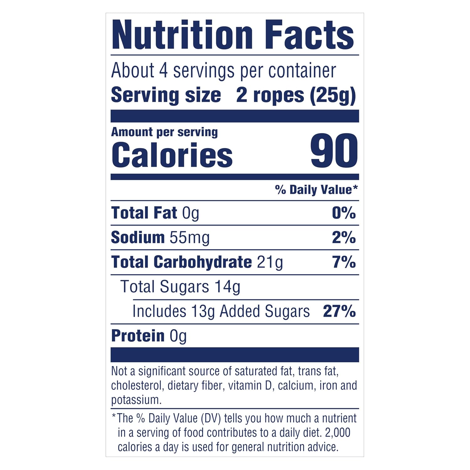 Detalle 2 de SweeTARTS Tangy Strawberry Ropes, Soft & Chewy Candy, 3.5 oz, 12 Pack