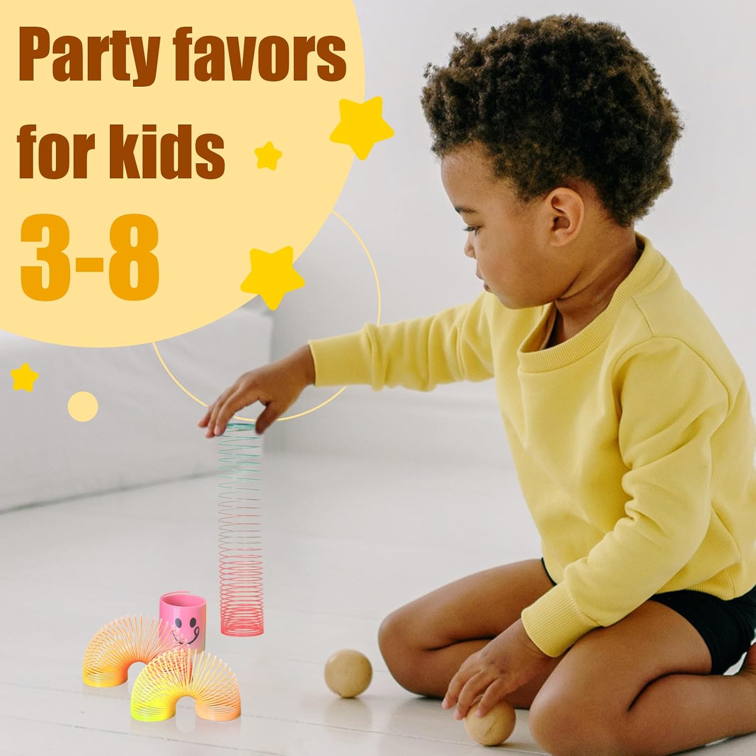 Thumbnail 5 de Cocurb 32 Pcs Mini Spring Party Favors for Kids (Ages 4–8) — Fun Fidget Springs for Birthdays, Classrooms, and Goodie Bags