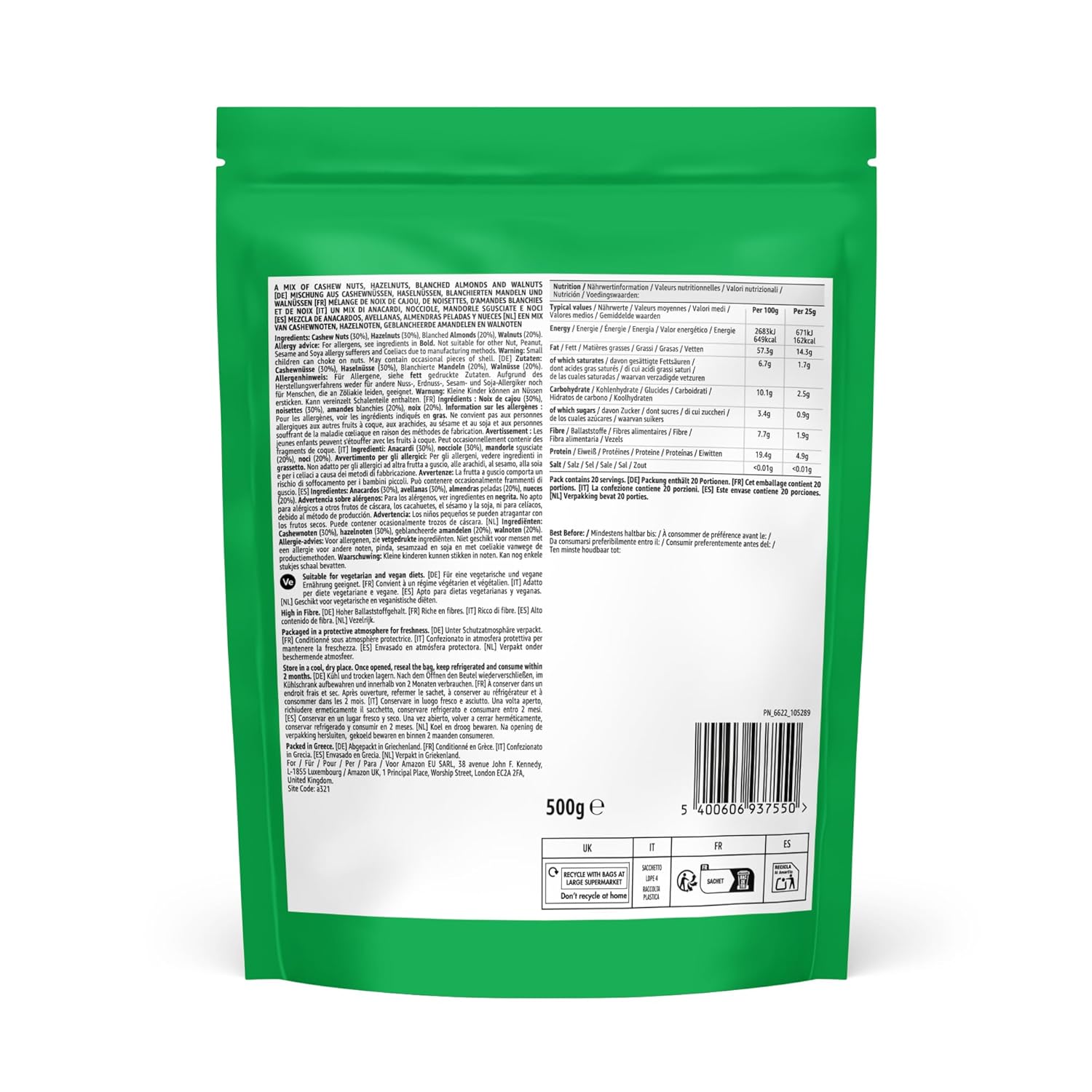 Detalle 2 de by Amazon Nussmix – 500 g