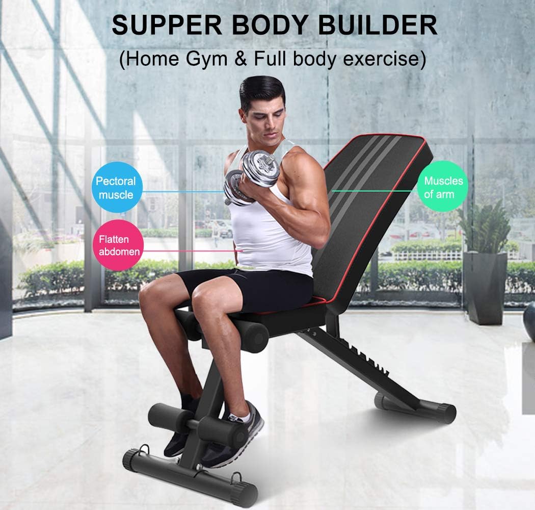 Thumbnail 1 de YOLEO adjustable weight bench with 7 backrest positions