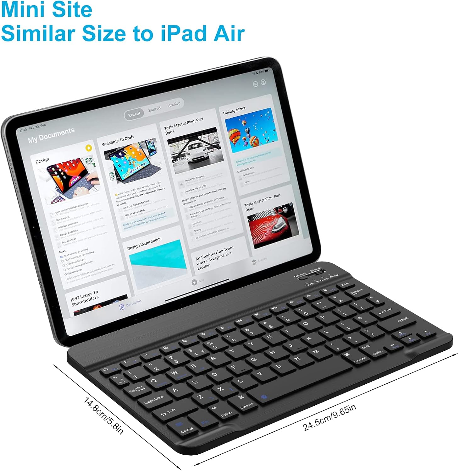 Detalle 2 de PINKCAT Bluetooth Keyboard Ultra‑Slim