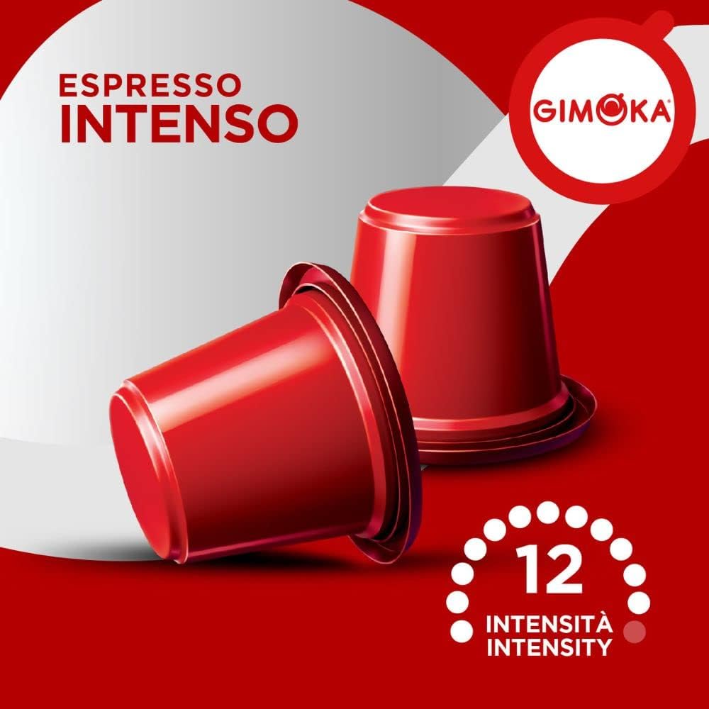 Thumbnail 5 de Gimoka Nespresso Compatible Coffee Capsules – Intenso, 100 Pods (10 x 10)