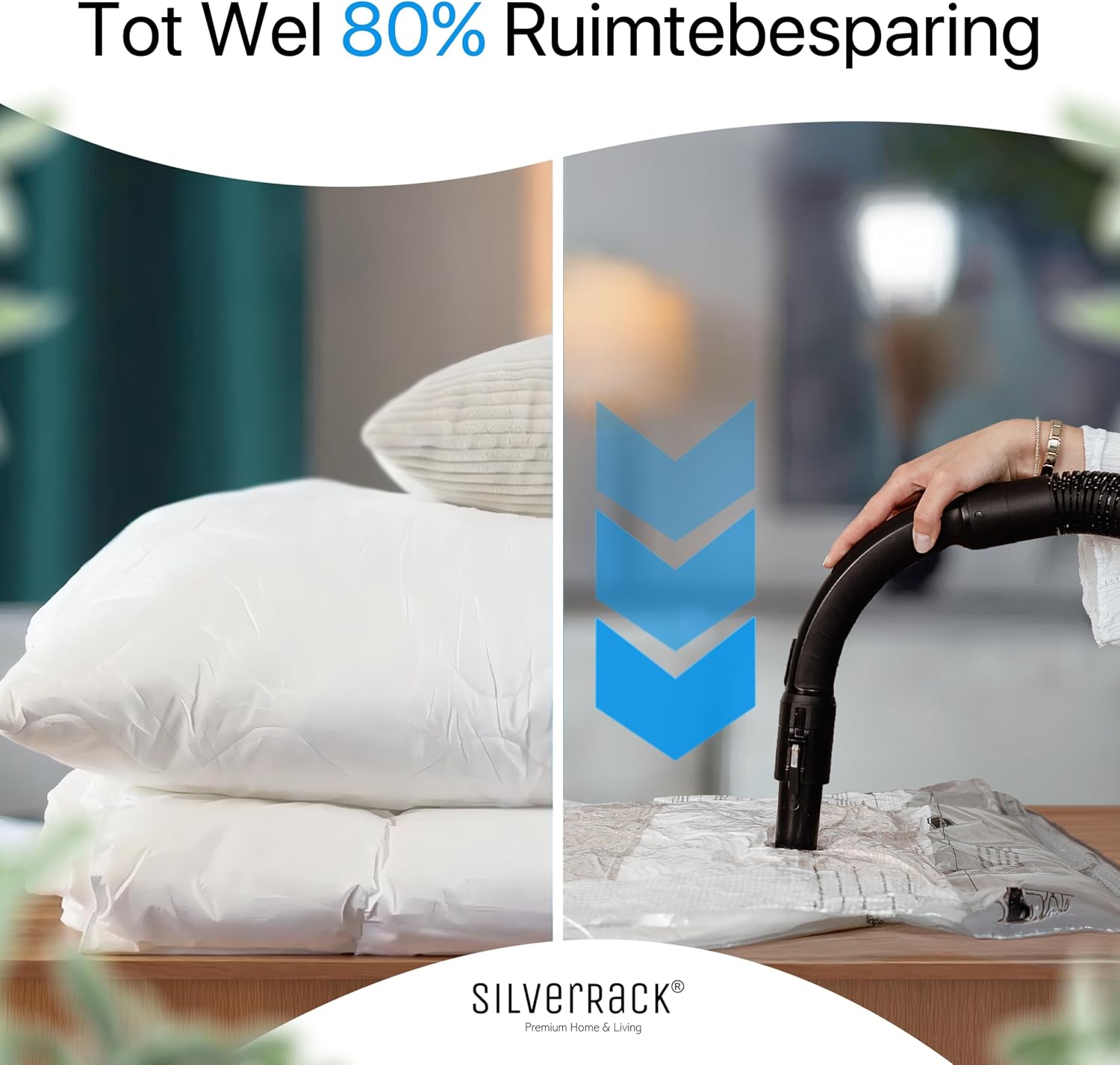 Detalle 1 de SilverRack Vacuum-Set-23 vacuümzakken, 6 stuks van 40 x 60 cm, BPA-vrij