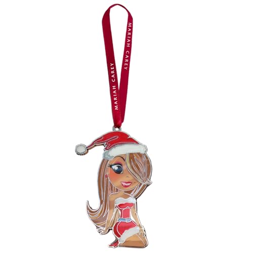Mariah Carey Official Christmas Metal Ornament