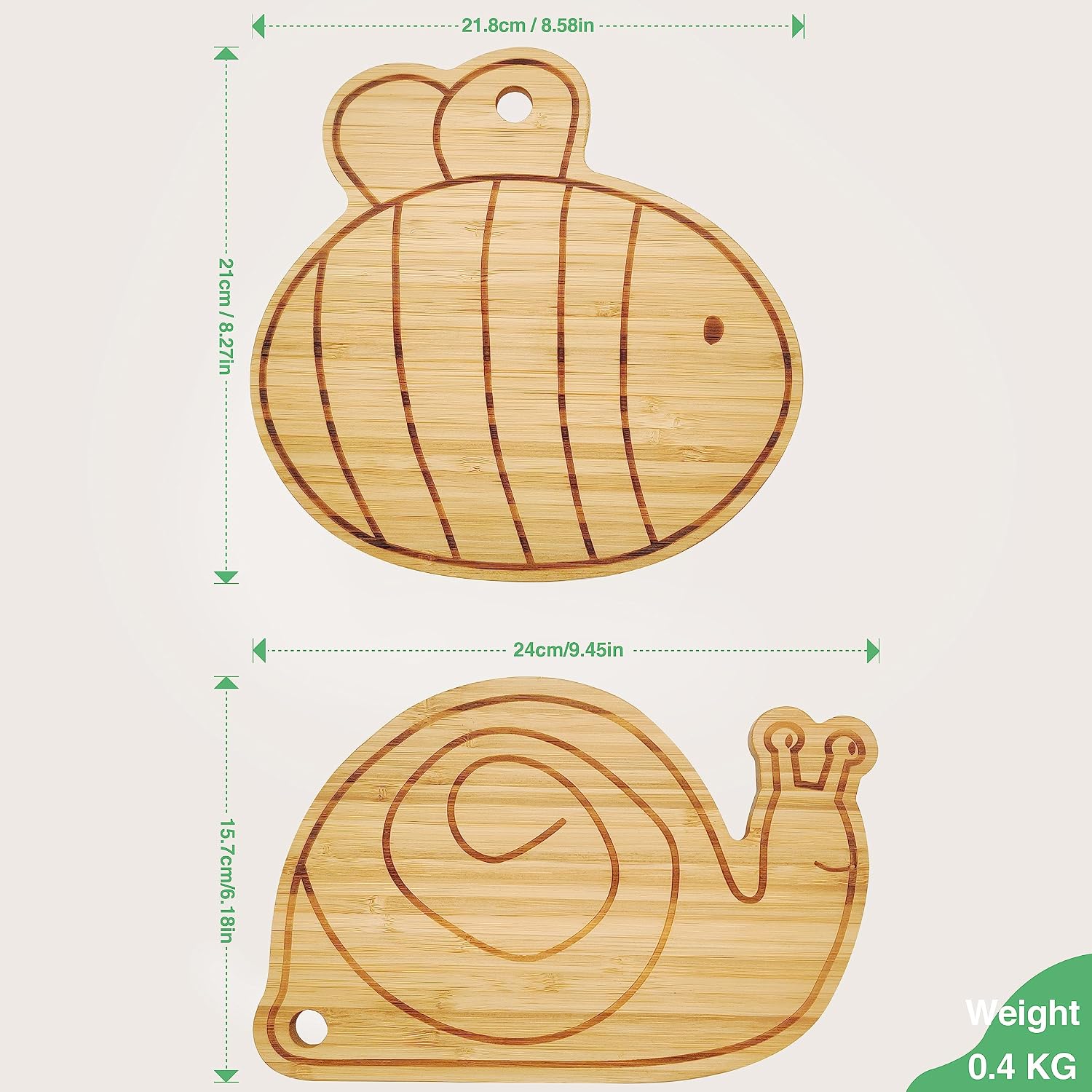 Detalle 2 de Youkoo Cutting Board Set, Bamboo