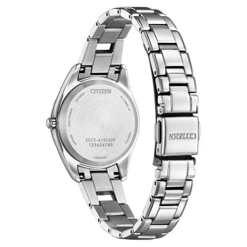 Thumbnail 8 de Citizen Orologio da donna Eco-Drive 32025930, cinturino titanio argentato, quadrante blu