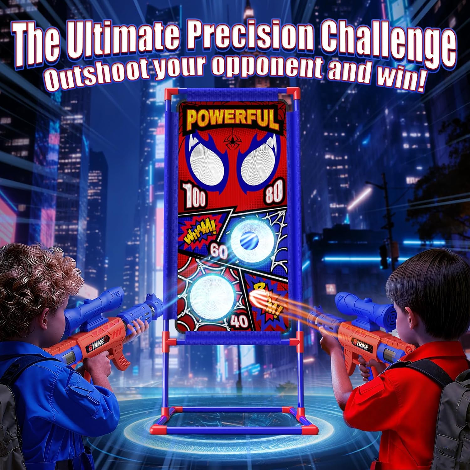 Thumbnail 4 de Shooting Game Toys 2 Air Blaster Set 24 balls