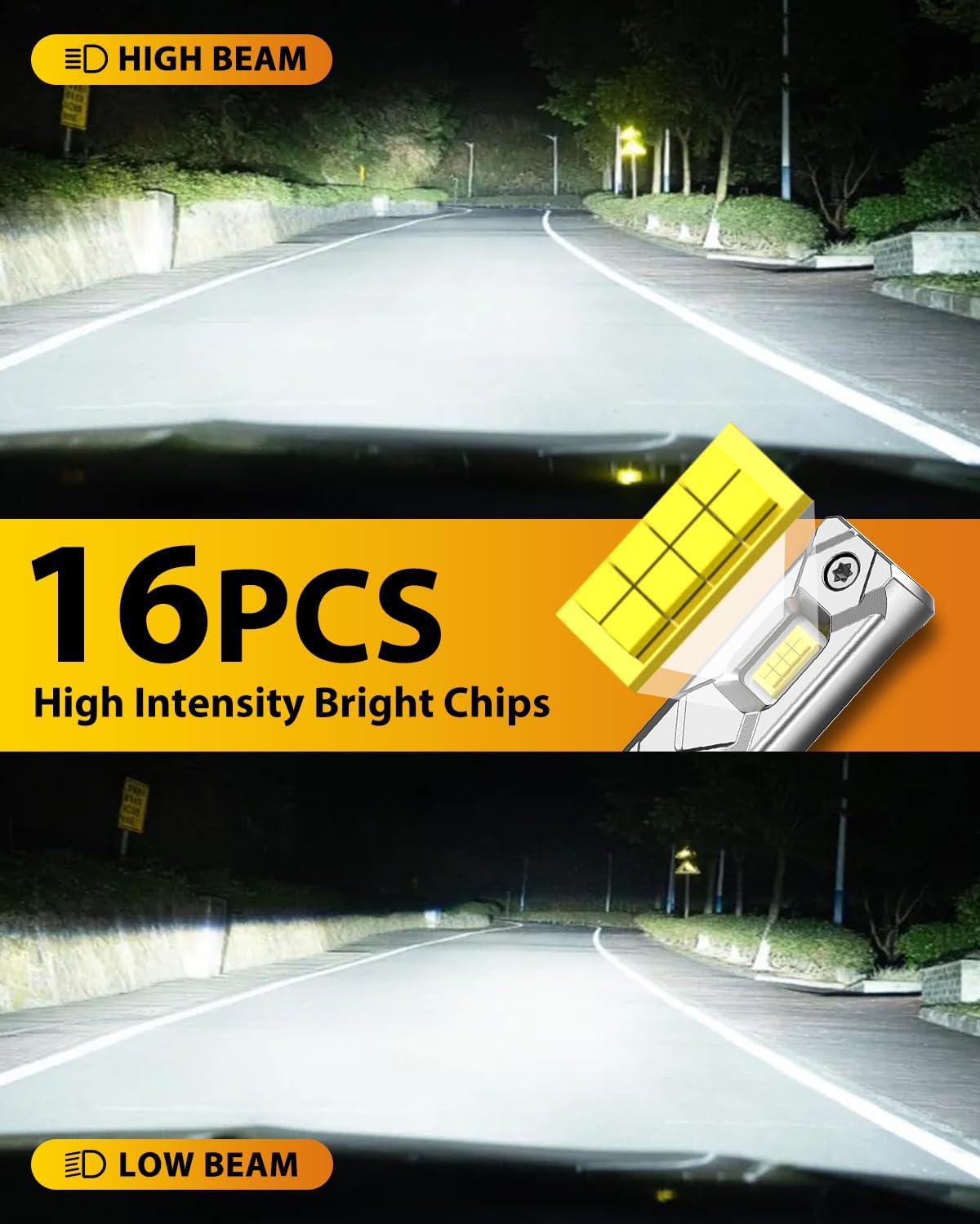 Thumbnail 2 de Termitor Upgraded 7th-Gen 9005/HB3 Light Bulbs: 110000LM, 6500K, Plug-and-Play Duo