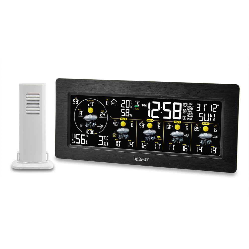 Detalle de La Crosse Technology SW404-BLA J+4-weerstation met wifi en LCD