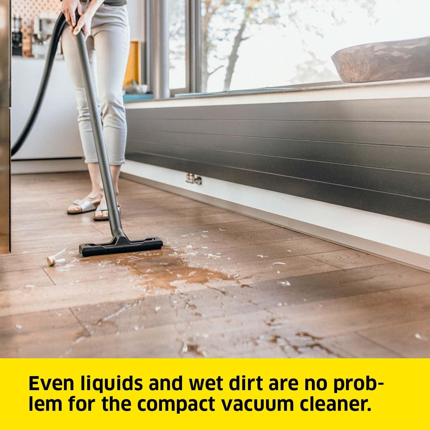 Thumbnail 4 de KÄRCHER WD 2 Plus Wet and Dry Vacuum Cleaner with Blowing Function (12 L) – Practical for Home Cleaning