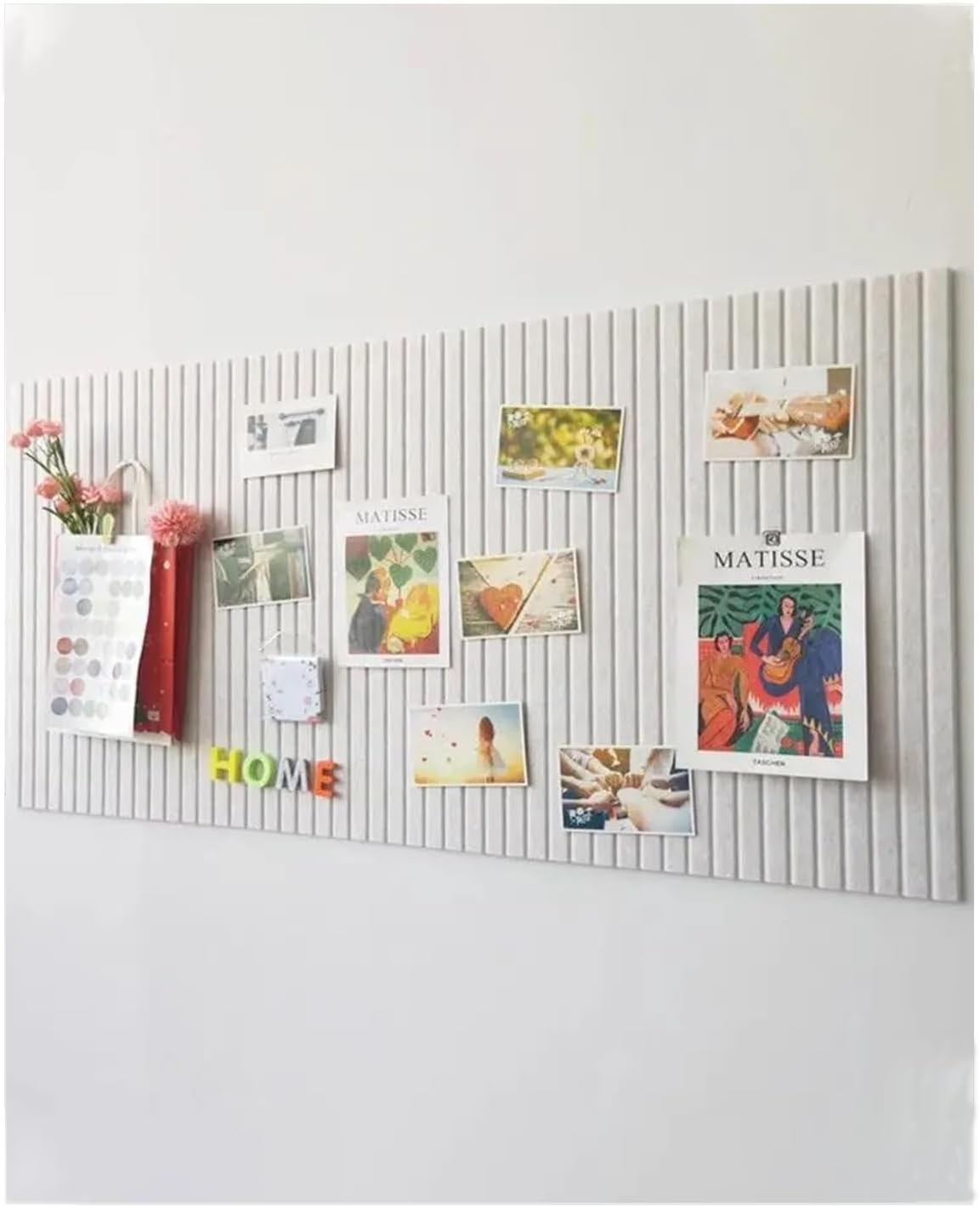 rokeblau Custom Large Cork Board by Size & Color (Beige, 120x80 cm) – Anti-Drilling Felt Bulletin Board
