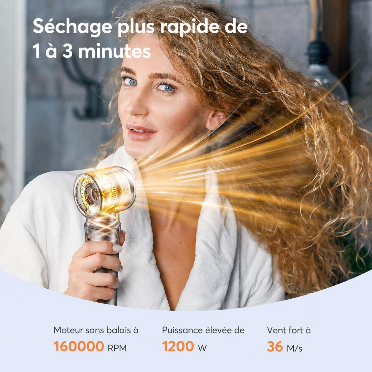 Thumbnail 2 de Bopcal Hair Styler 5 en 1 : sèche-cheveux pro, boucle automatique et lissage avec ions pour cheveux épanouis