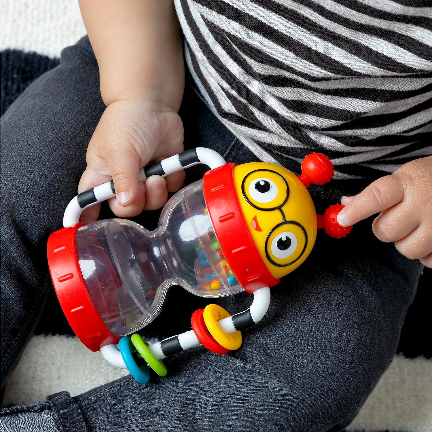 Detalle de Baby Einstein Cal's Sensory Shake-up – grzechotka sensoryczna dla niemowląt
