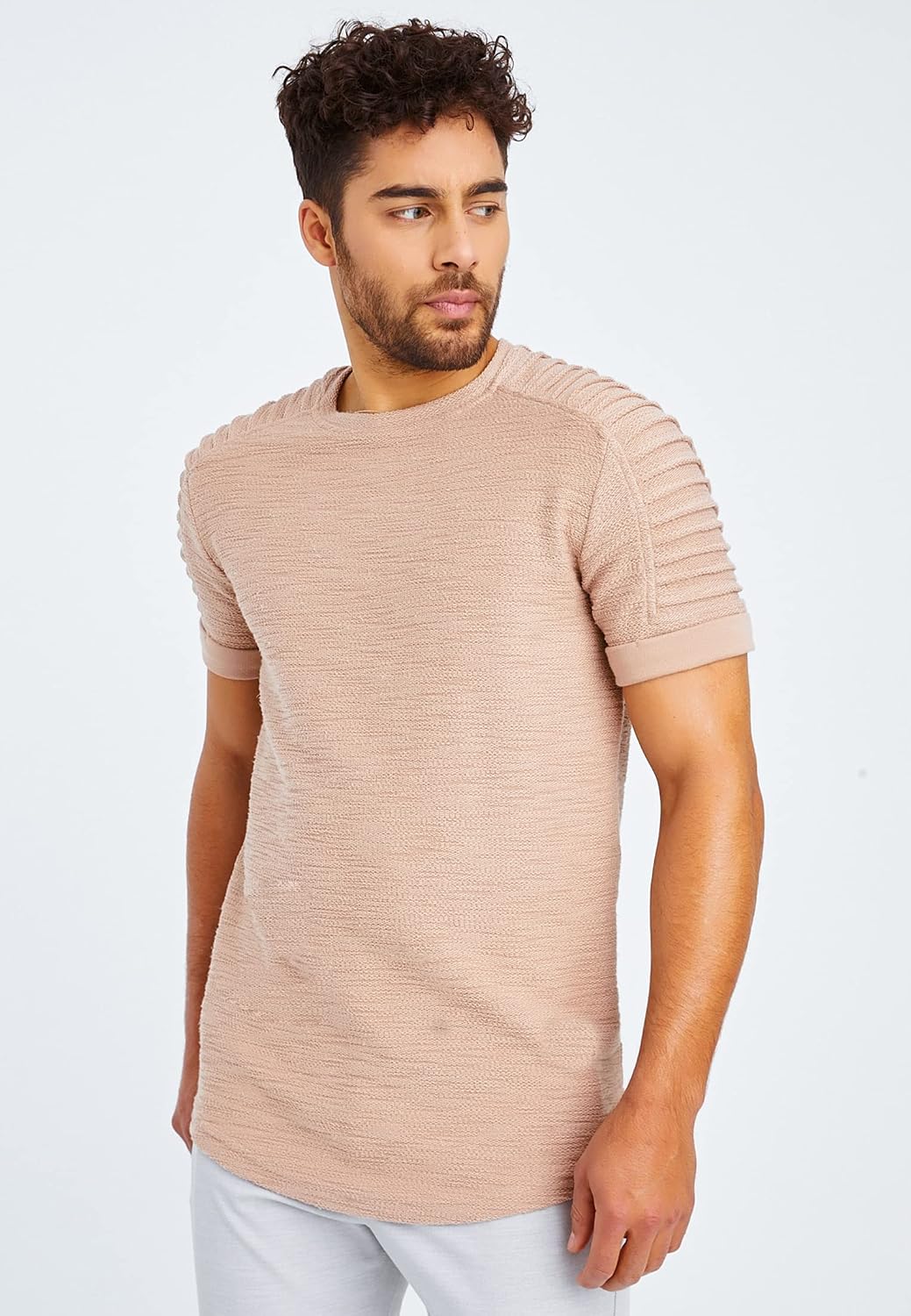 Detalle de T-shirt homme Leif Nelson 100 % coton