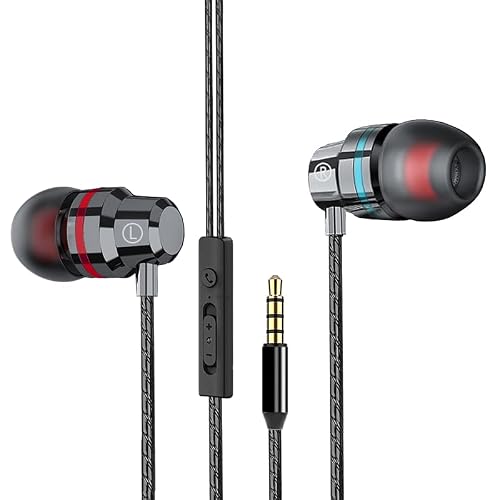 Thumbnail 8 de 3 Pack Auriculares con cable Yatloml: sonido estéreo y micrófono para todos los dispositivos de 3,5 mm