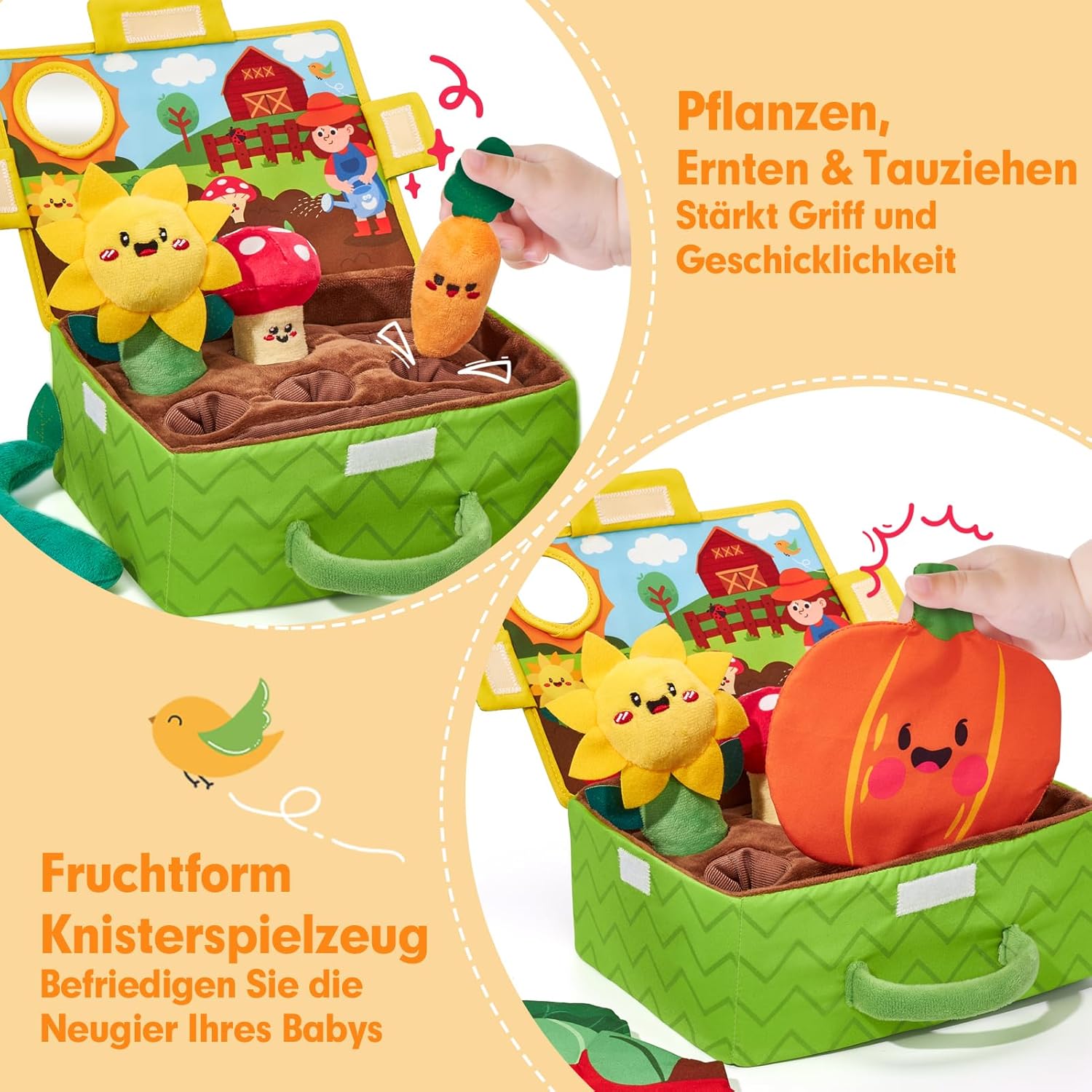 Thumbnail 2 de hahaland Rübe Ziehen Montessori Spielzeug Baby