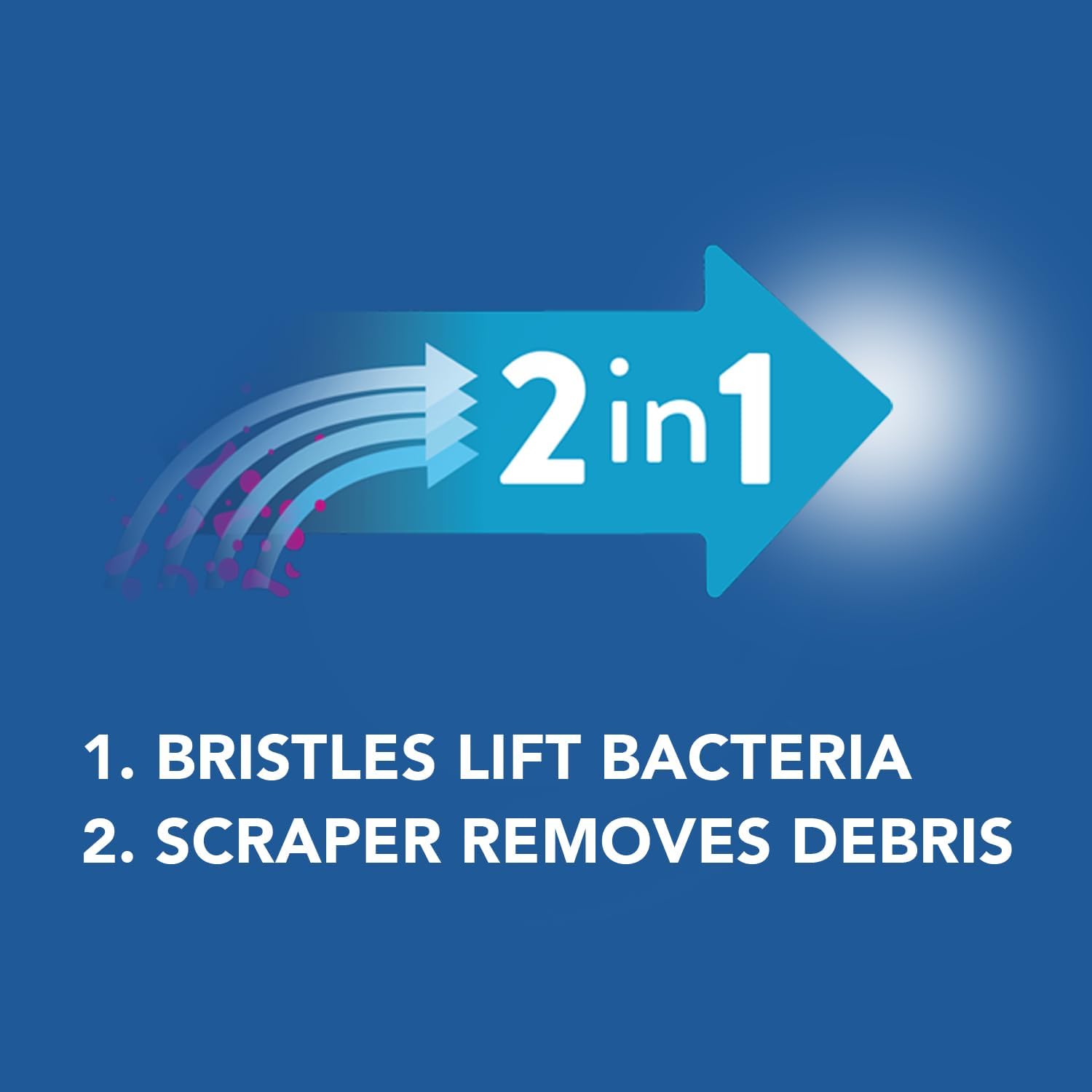 Detalle 2 de DenTek 2-in-1 Orabrush Tongue Cleaner 1 Count 🪥