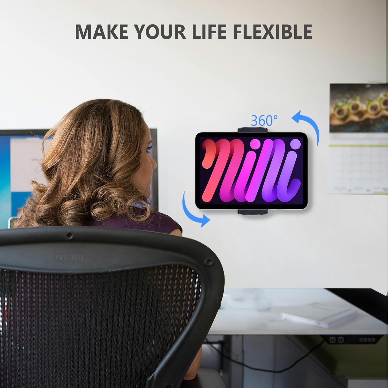 Thumbnail 4 de Lucrave Tablet Wall Mount 360° rotation