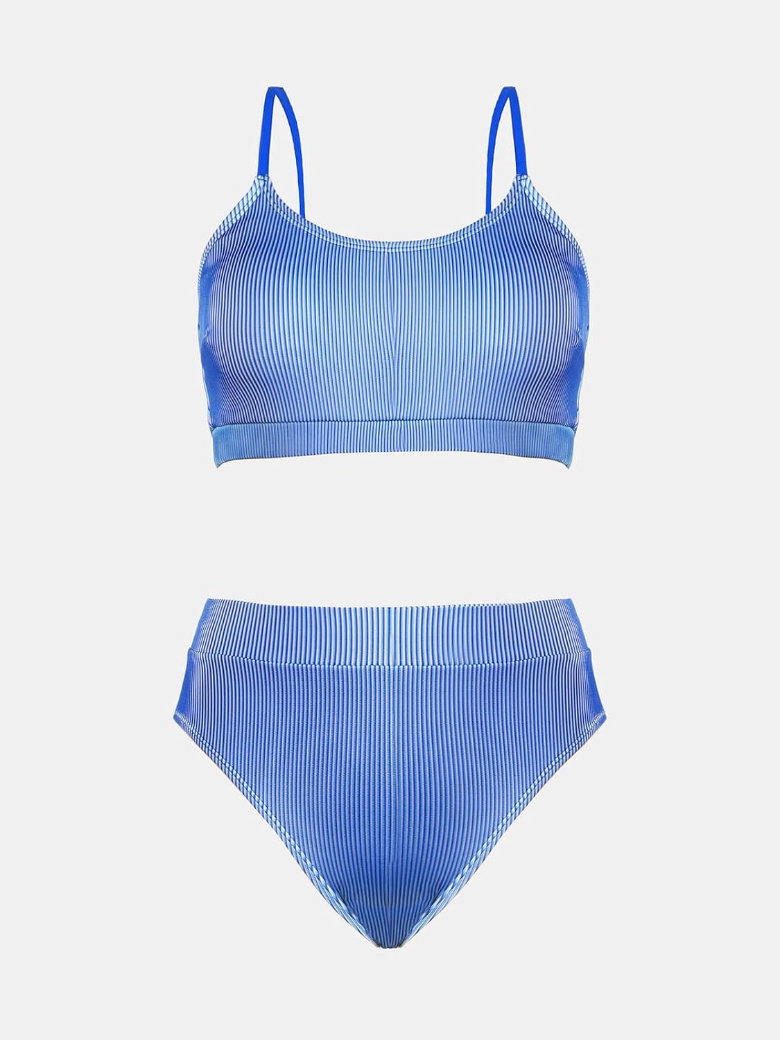 Thumbnail 5 de CUPSHE Ensemble bikini taille haute tissu texturé