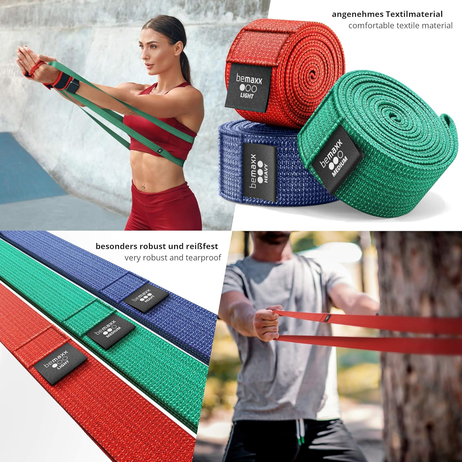 Thumbnail 2 de Fitnessband Pull Up Resistance Band – Klimmzughilfe mit Trainings-eBook für Calisthenics & Home Gym