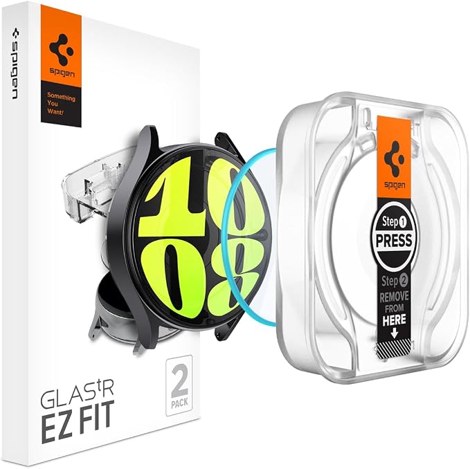 Detalle de Spigen Glas.tR EZ Fit Protector Pantalla para Samsung Galaxy Watch7