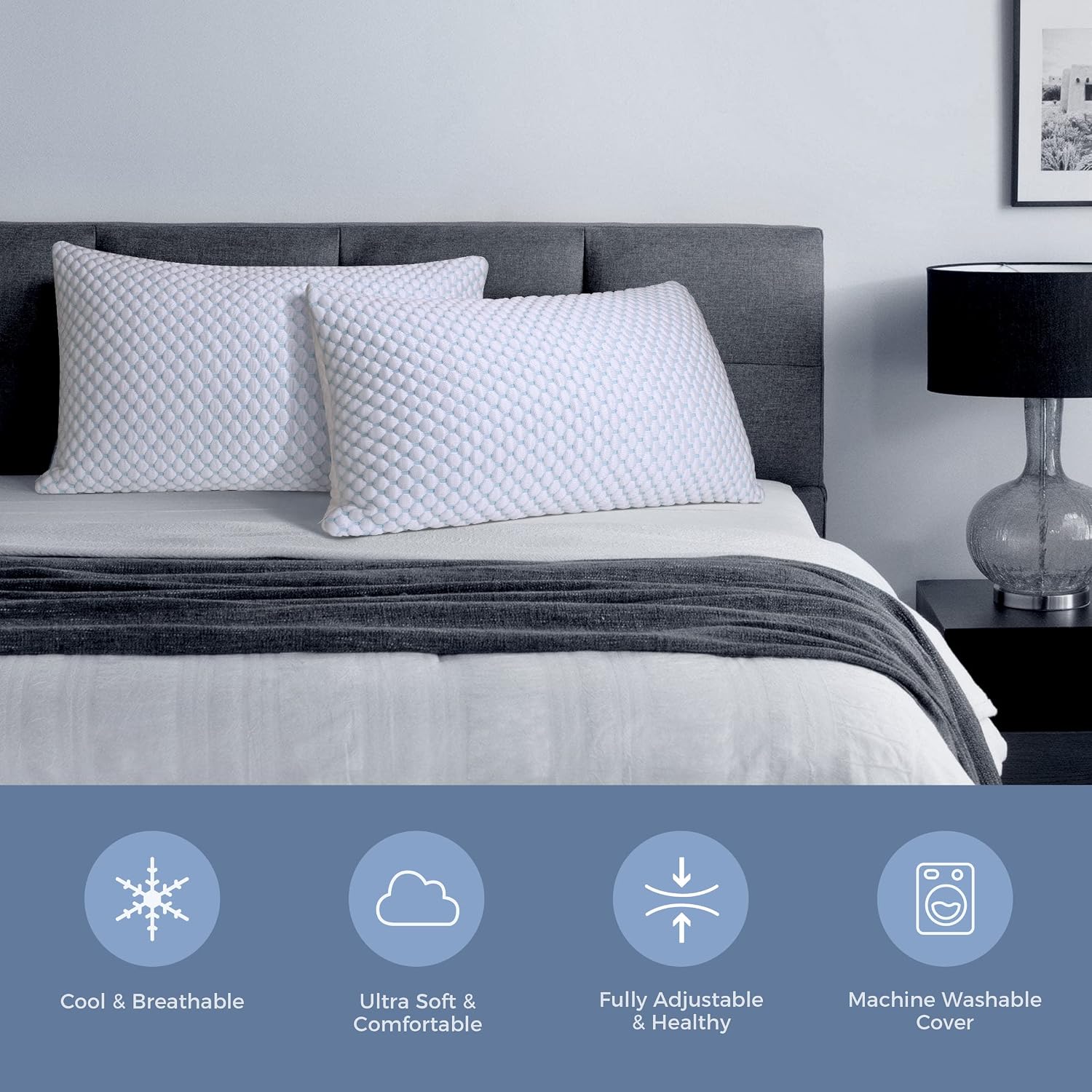 Thumbnail 4 de OSBED Queen Cooling Pillow Set